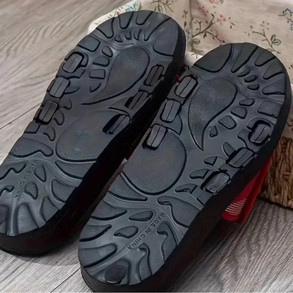 Acupuncture Pain Relief Adjustable Rubber Sandals 8-9 New - Picture 4 of 5